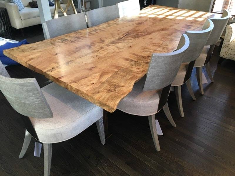 Live Edge Dining Tables, Live Edge Dining Room Table And Chairs